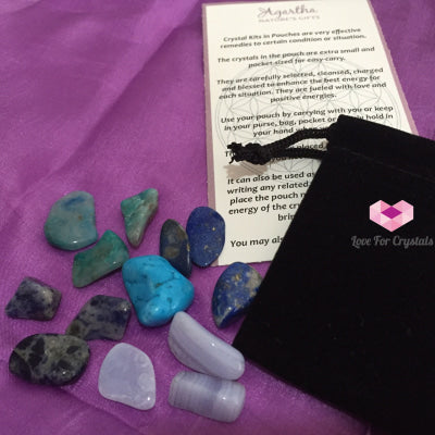 Good Communication Crystal Remedy Kit By Agartha (Pocketsized) Kits