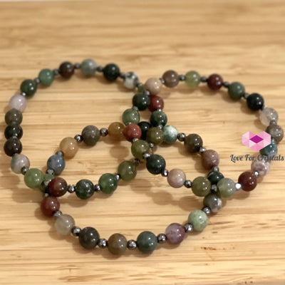 Good Health Bracelet By Audreys Remedies (Bloodstone & Hematite) Remedy Bracelets