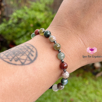 Good Health Bracelet By Audreys Remedies (Bloodstone & Hematite) Remedy Bracelets