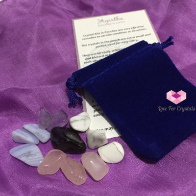 Good Sleep Crystal Remedy Kit By Agartha (Pocketsized) Kits