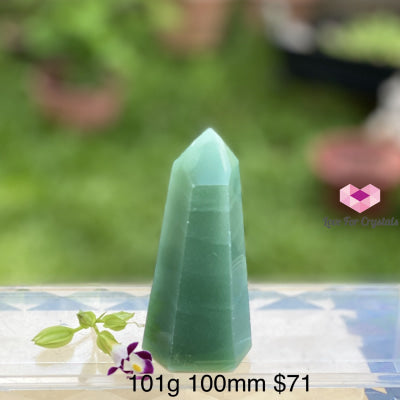 Green Aventurine Standing Point (Brazil) Aaa