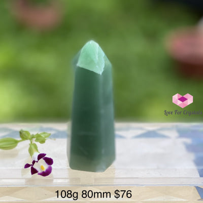 Green Aventurine Standing Point (Brazil) Aaa