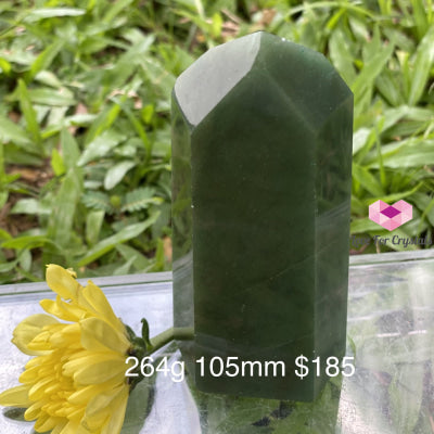 Green Aventurine Standing Point (Brazil) Aaa 264G 105Mm