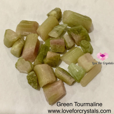Green Tourmaline Raw Stones (Brazil)