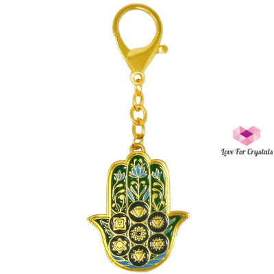 Hamsa Hand Life Force Amulet Keychain (Feng Shui 2024) Feng Shui 2024