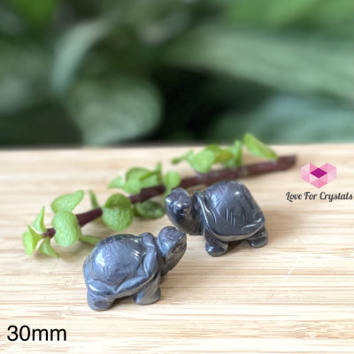 Hematite Carved Tortoise/turtle Per Piece 30Mm Polished Stones