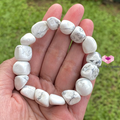 Howlite Tumbled Bracelet Bracelets & Bangles