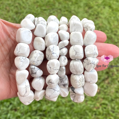 Howlite Tumbled Bracelet Bracelets & Bangles