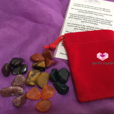 Increase Vitality & Passion Crystal Remedy Kit By Agartha (Pocketsized) Kits