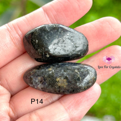 Iolite Tumbled Stones 30-40Mm (Tanzania) Photo 14 Polished Crystal