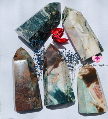 Judys Jasper Points (Brazil) Polished Stones