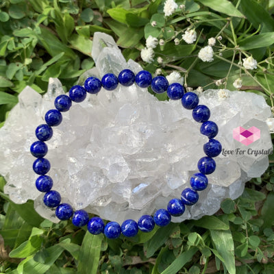 Lapis Lazuli Gemstone Energy Bracelet (Intuition) 6Mm