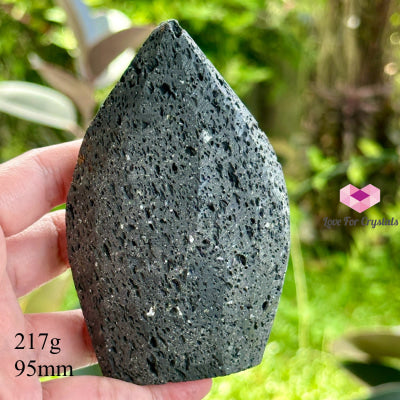 Lave Stone Flame (Mexico) 217G 95Mm Raw Crystals
