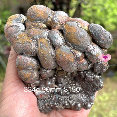 Leklai (Goethite Iridescent) Thailand (Aaa) 334G 90Mm Raw Stones