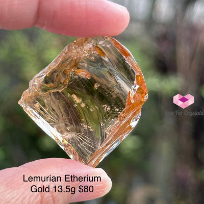 Lemurian Etherium Gold Andara Crystal (High Vortex Mount Shasta) 13.5G