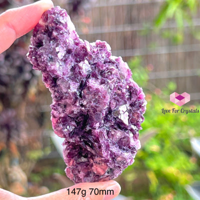 Lepidolite Clusters (Brazil) 147G 70Mm Raw Stones