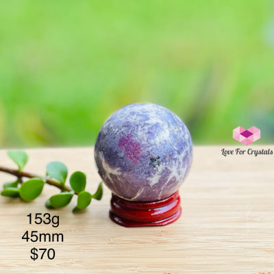 Lepidolite Sphere (Brazil) Rare!