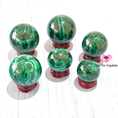 Malachite Spheres (Congo) Aaa Crystals