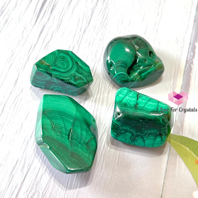 Malachite Tumbled (Congo) Aaa 40-50Mm Polished Tumbled Crystals