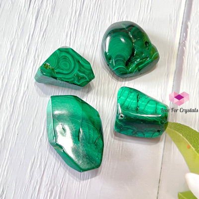 Malachite Tumbled (Congo) Aaa 40-50Mm Polished Tumbled Crystals