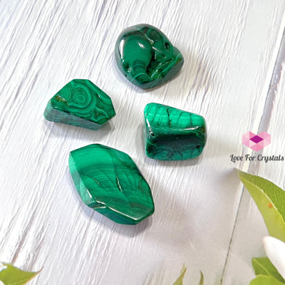 Malachite Tumbled (Congo) Aaa 40-50Mm Polished Tumbled Crystals