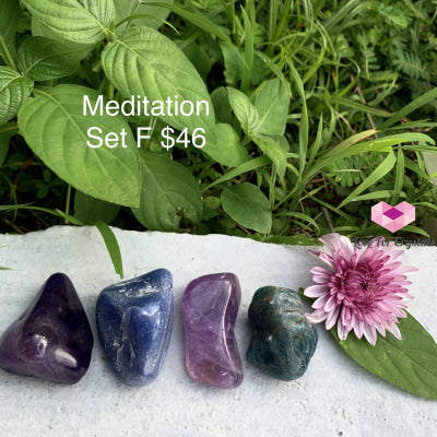 Meditation Crystal Set (4 Stones 30-45Mm) Sets