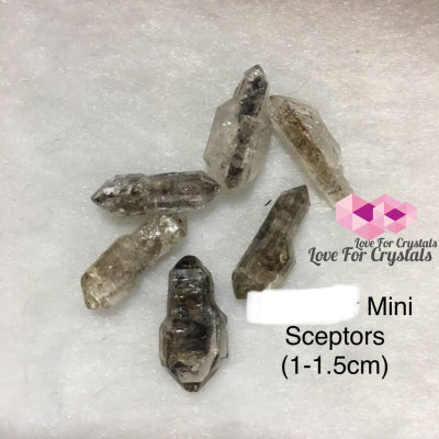 Mini Quartz Double Terminated With Inclusions Sceptors Per Pack (1-1.5Cm)