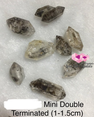 Mini Quartz Double Terminated With Inclusions Per Pack (1-1.5Cm)