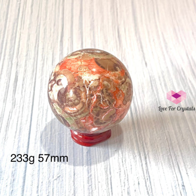 Money Agate Spheres (Indonesia) 233G 57Mm Crystal Sphere