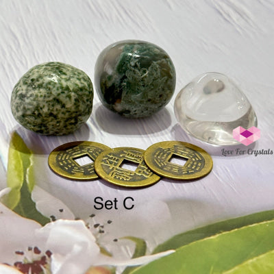 Money Grows Crystal Remedy Set C Set