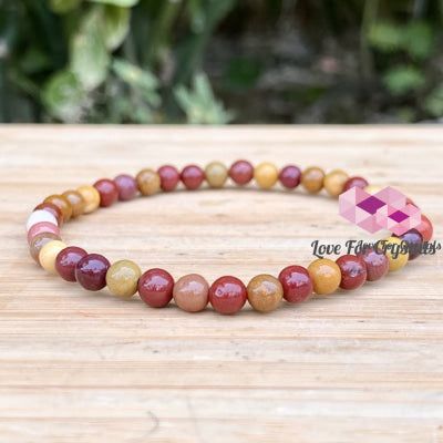 Mookaite Jasper 4Mm Bracelet Bracelets & Bangles