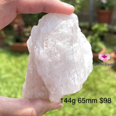 Morganite (Raw) Brazil 144G 65Mm Raw Stones