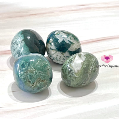 Moss Agate Pebbles (Indonesia) Crystals Stones