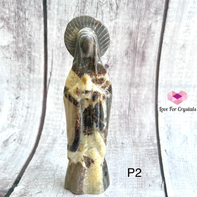 Mother Mary Carved Septarian Stone Photo 2 (Nett Price) Crystal Carving