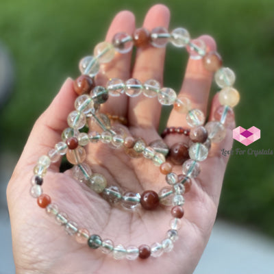 Multi-Coloured Rutilated Quartz (10Mm) Bracelet