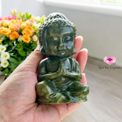 Nephrite Jade Buddha Carved Crystal