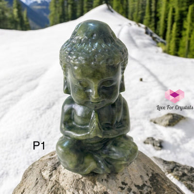 Nephrite Jade Buddha Photo 1 Carved Crystal