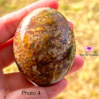 Ocean Jasper Palm Stone (50-60Mm) Polished Crystals