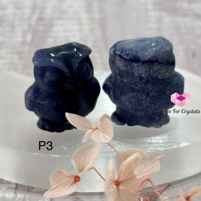 Owl Crystal Carved 1 (30Mm) Per Pair Photo 3 (Sodalite) Polished Crystal