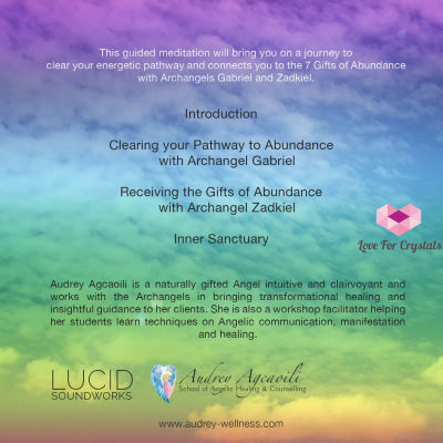 Path To Abundance With The Archangels (Meditation Cd) By Audrey Agcaoili Cd