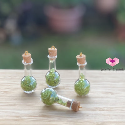 Peridot Bulb Bottle Pendant Pendants & Necklaces