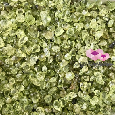 Peridot Chips 100Gm Tumbled Stones