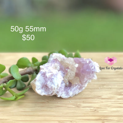 Pink Amethyst Druse Geode (Argentina) 50G 50Mm Raw Crystals