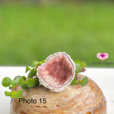 Pink Amethyst Druse Mini Geode (Argentina) Raw Crystals