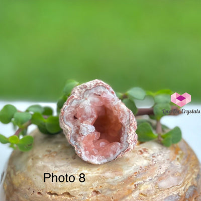 Pink Amethyst Druse Mini Geode (Argentina) Raw Crystals