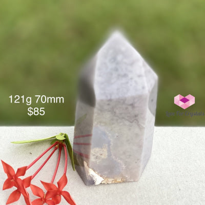 Pink Amethyst Point (Rare!) Argentina 121G 70Mm Polished Stones