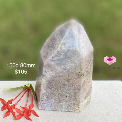 Pink Amethyst Point (Rare!) Argentina 150G 80Mm Polished Stones