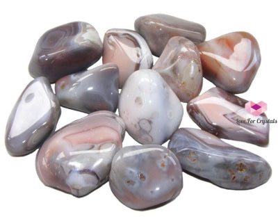 Pink Bostwana Agate Tumbled (South Africa)Aa Grade Stones