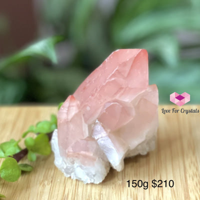 Pink Scarlet Lemurian Seed Cluster (Brazil) 150G 50Mm Raw Stones