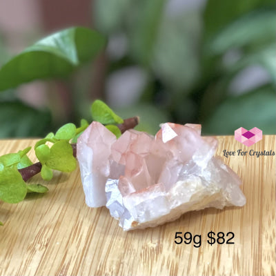 Pink Scarlet Lemurian Seed Cluster (Brazil) 59G 55Mm Raw Stones